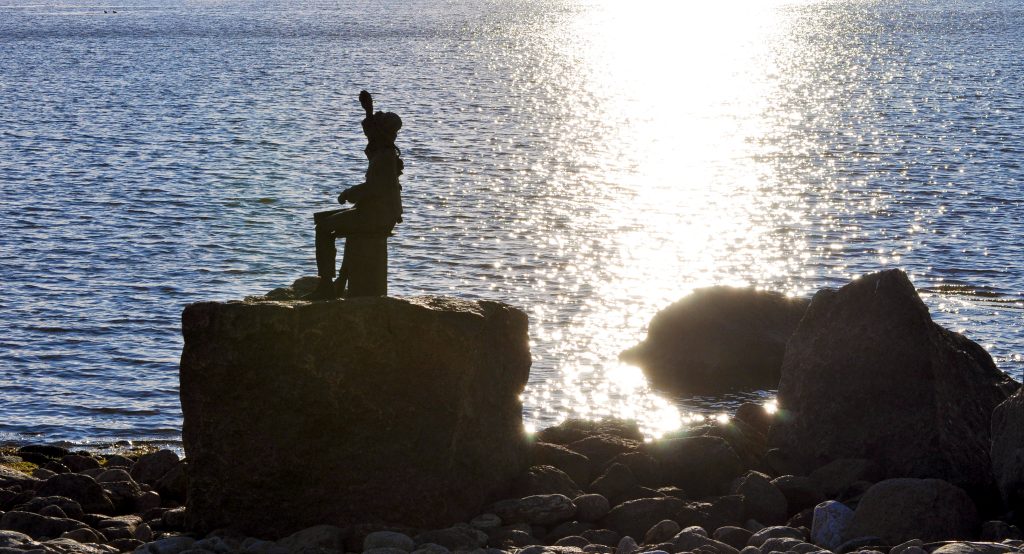 Pelle Miljoonan patsas Tervasaaressa