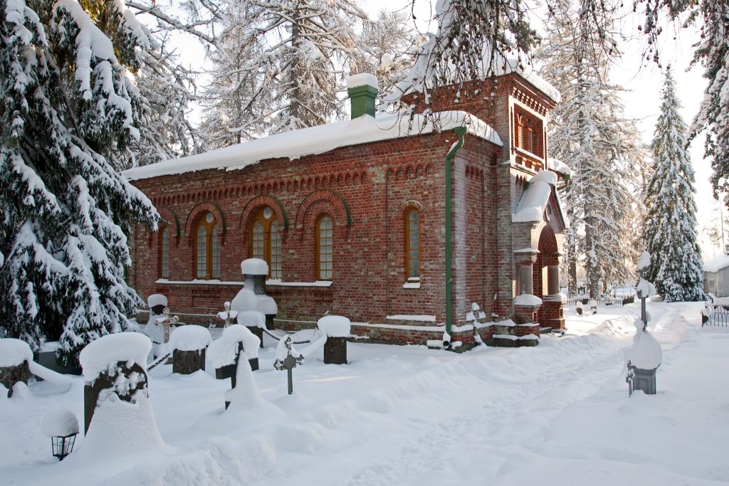 Ortodoksinen hautausmaa.